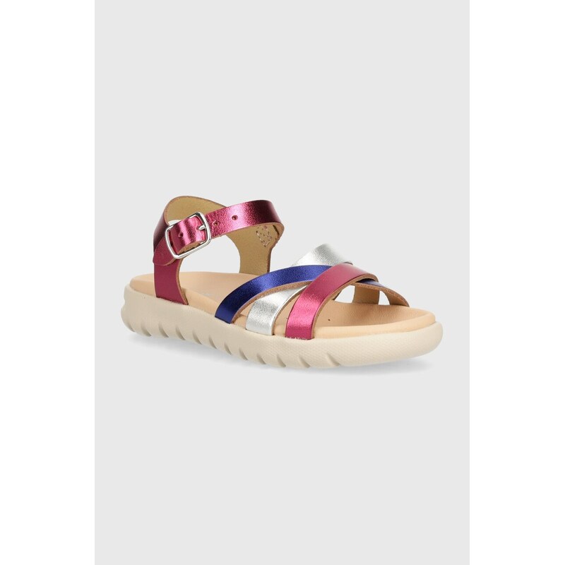 Detské kožené sandále Geox SANDAL SOLEIMA 51010665