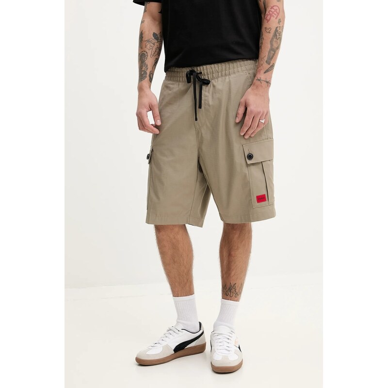 Bavlnené šortky HUGO 62482709