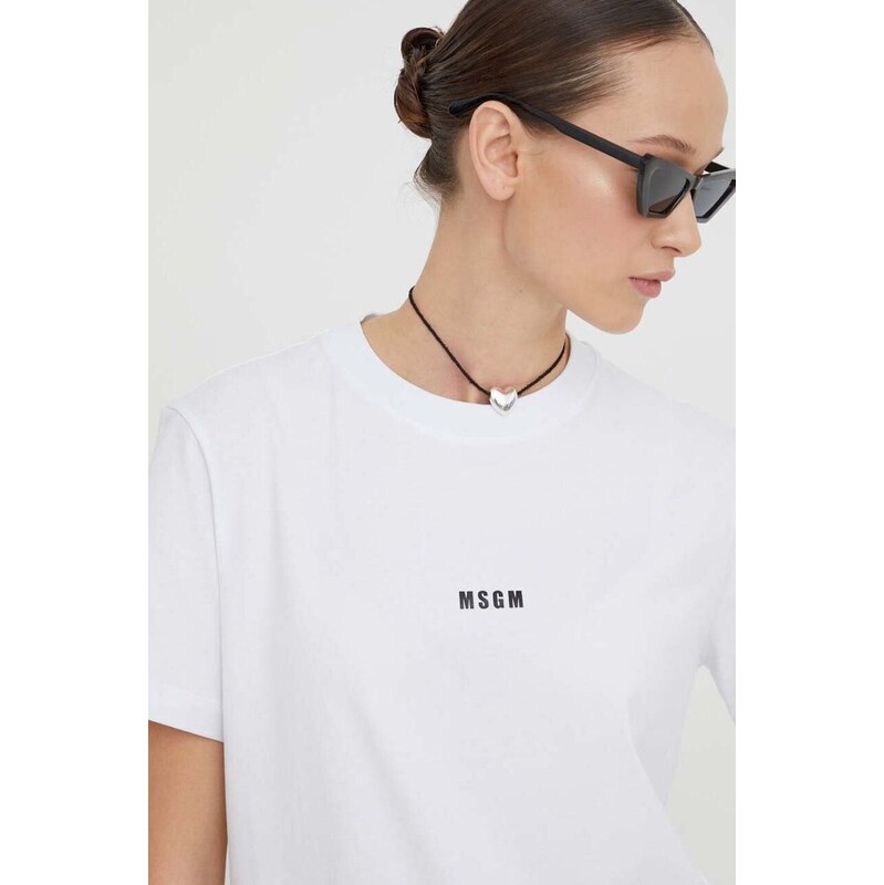 MSGM Bavlnené tričko MSGM 48136886