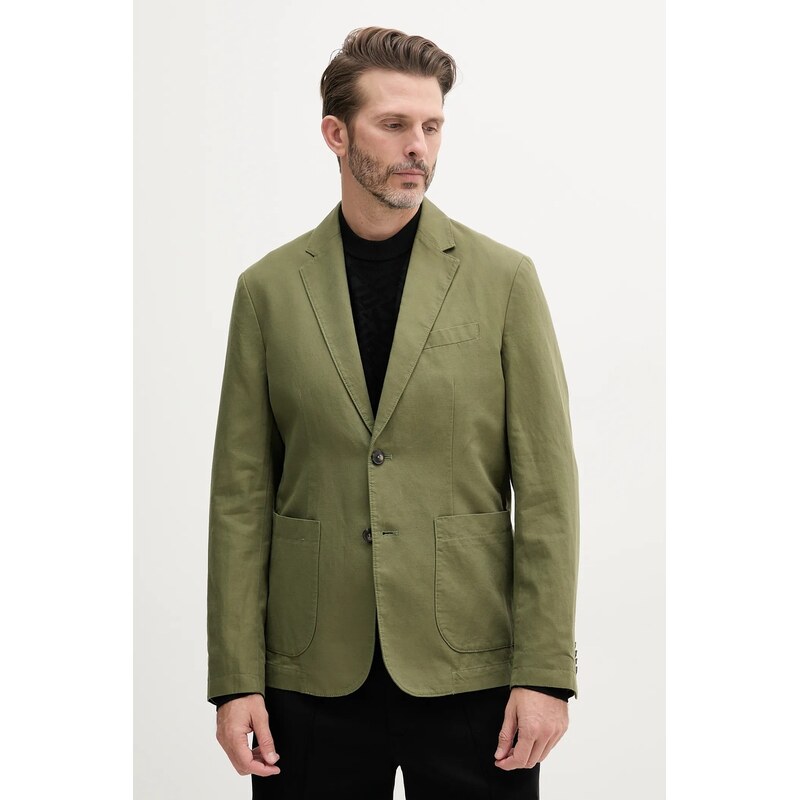 Sako s prímesou ľanu United Colors of Benetton 63296355