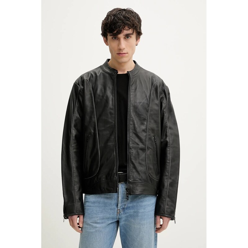 Kožená bunda Diesel L-KRIXY JACKET 64325111