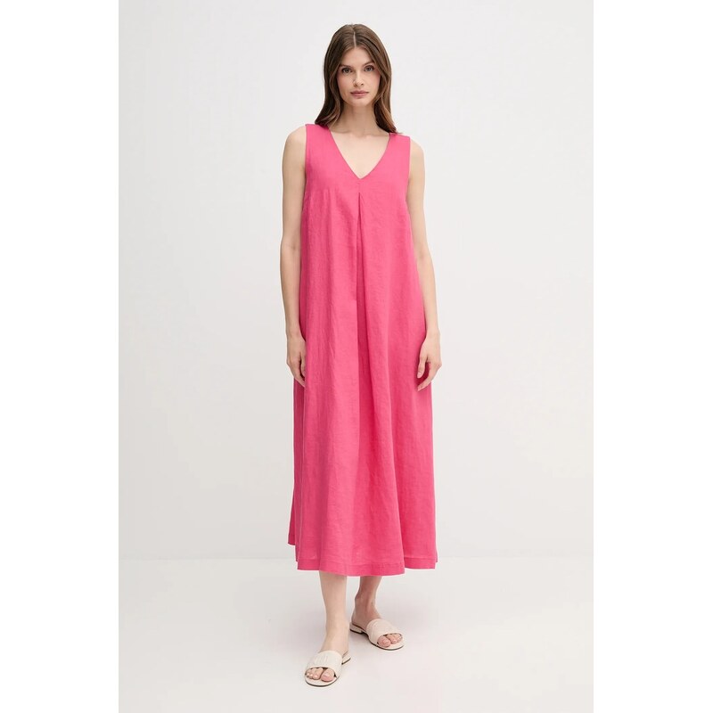 Ľanové šaty United Colors of Benetton 63603541