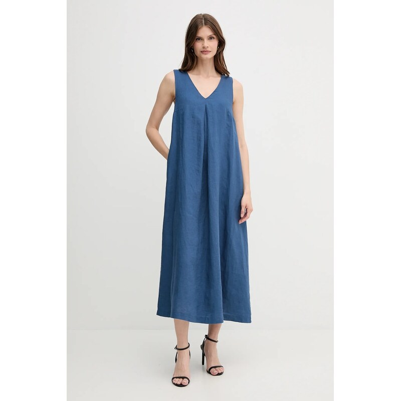 Ľanové šaty United Colors of Benetton 63603538