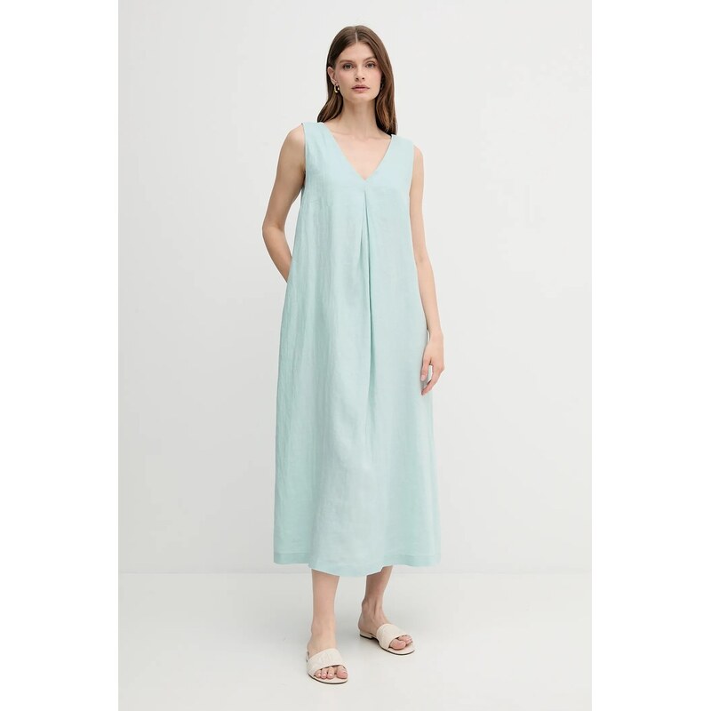 Ľanové šaty United Colors of Benetton 63603540