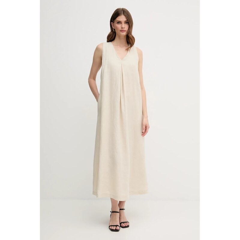 Ľanové šaty United Colors of Benetton 63676233