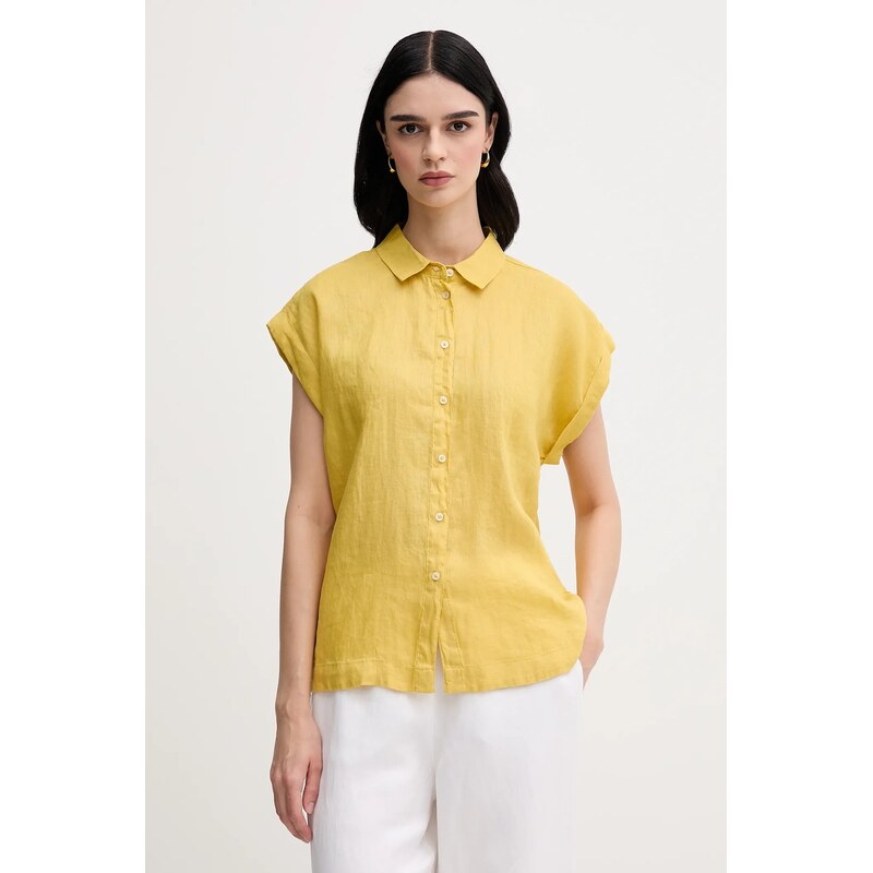 Ľanová košeľa United Colors of Benetton 63538634