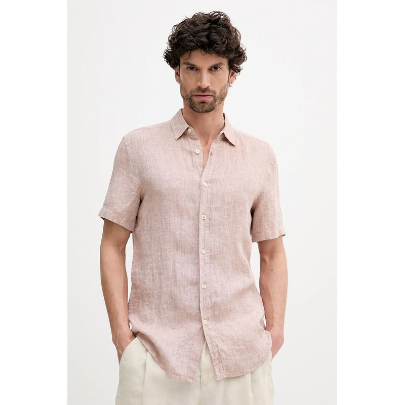 Ľanová košeľa United Colors of Benetton 63676234