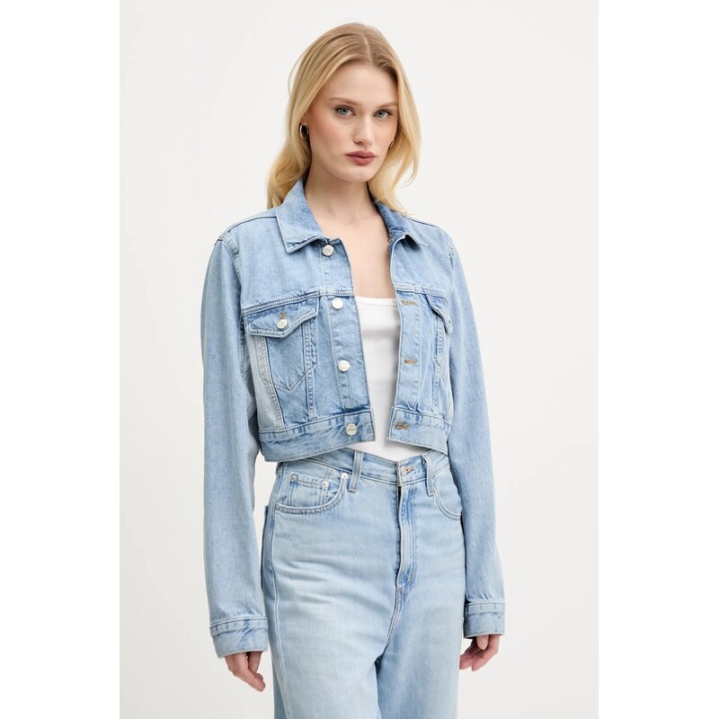 Rifľová bunda Moschino Jeans 64325914