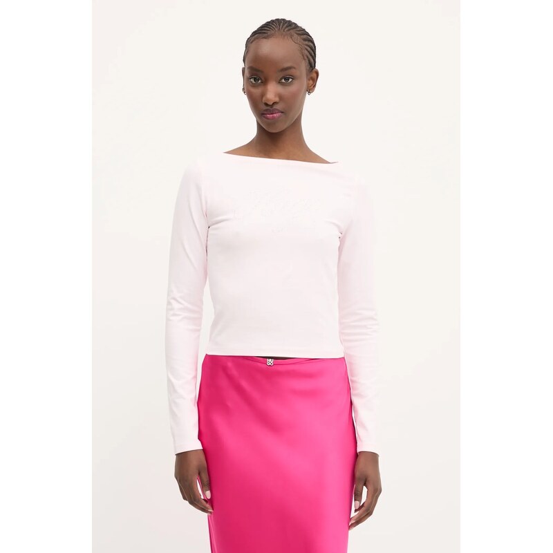 Tričko s dlhým rukávom Hugo Blue 66512633