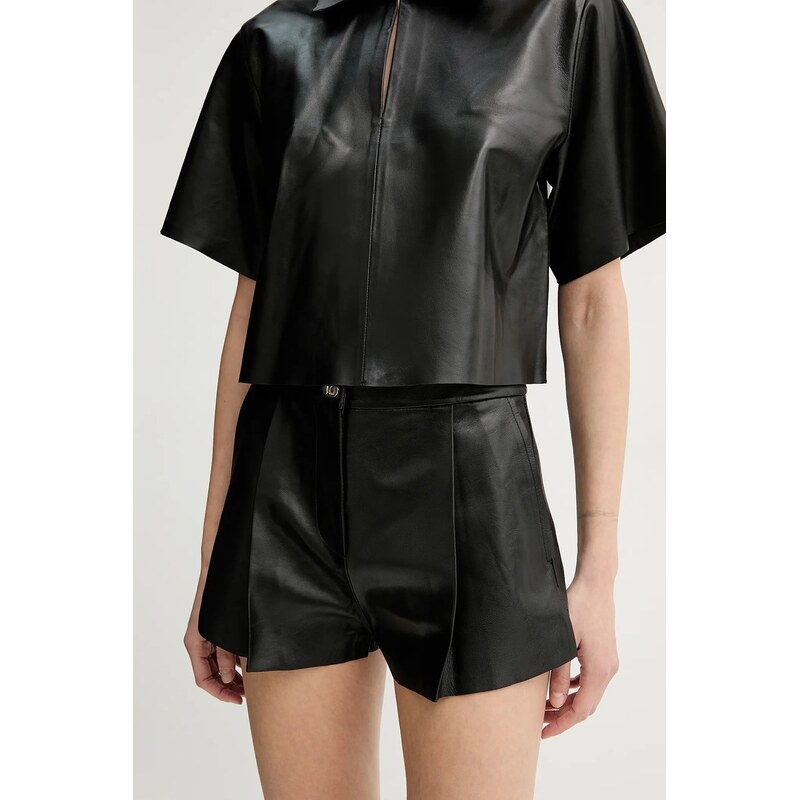 Kožené krátke nohavice Stand Studio Paulin 62807621