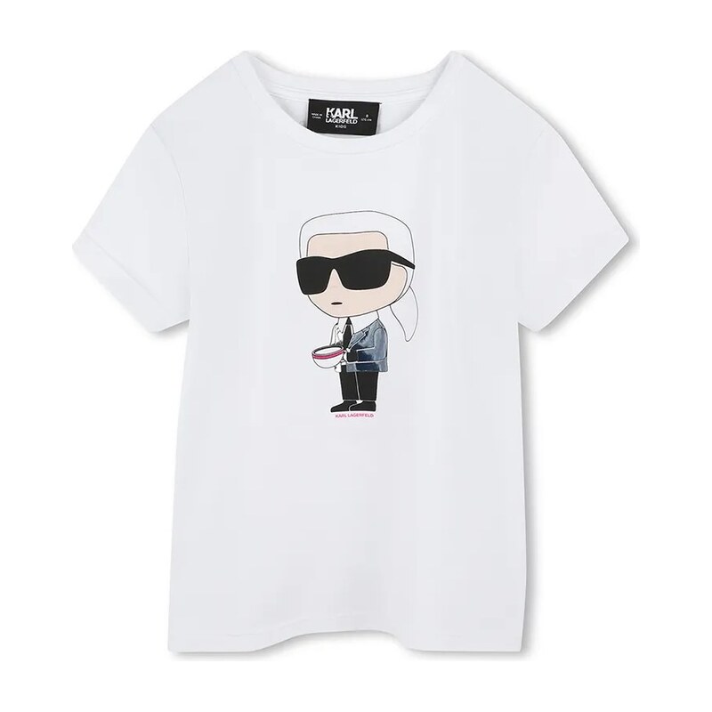Karl Lagerfeld Detské bavlnené tričko Karl Lagerfeld 62252474