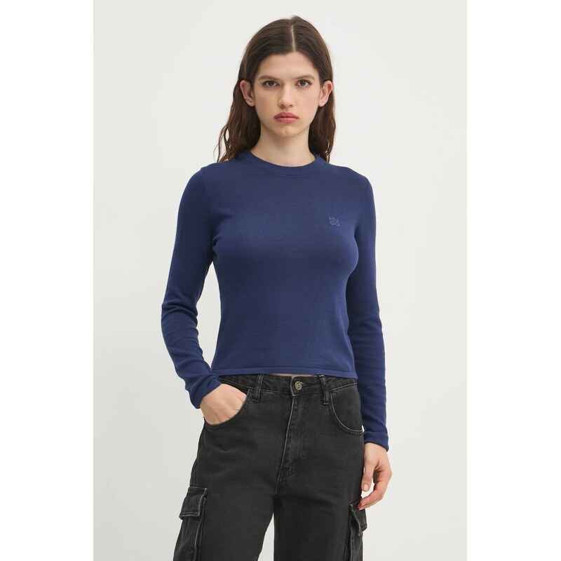 Bavlnený sveter HUGO Scallia 60317853