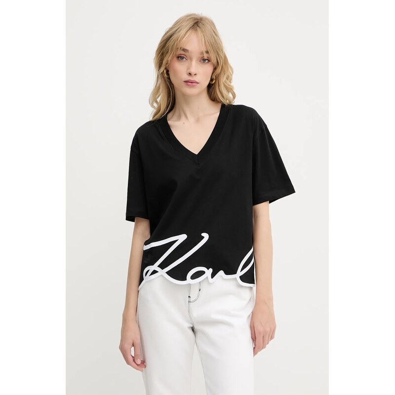 Bavlnené tričko Karl Lagerfeld 62946161