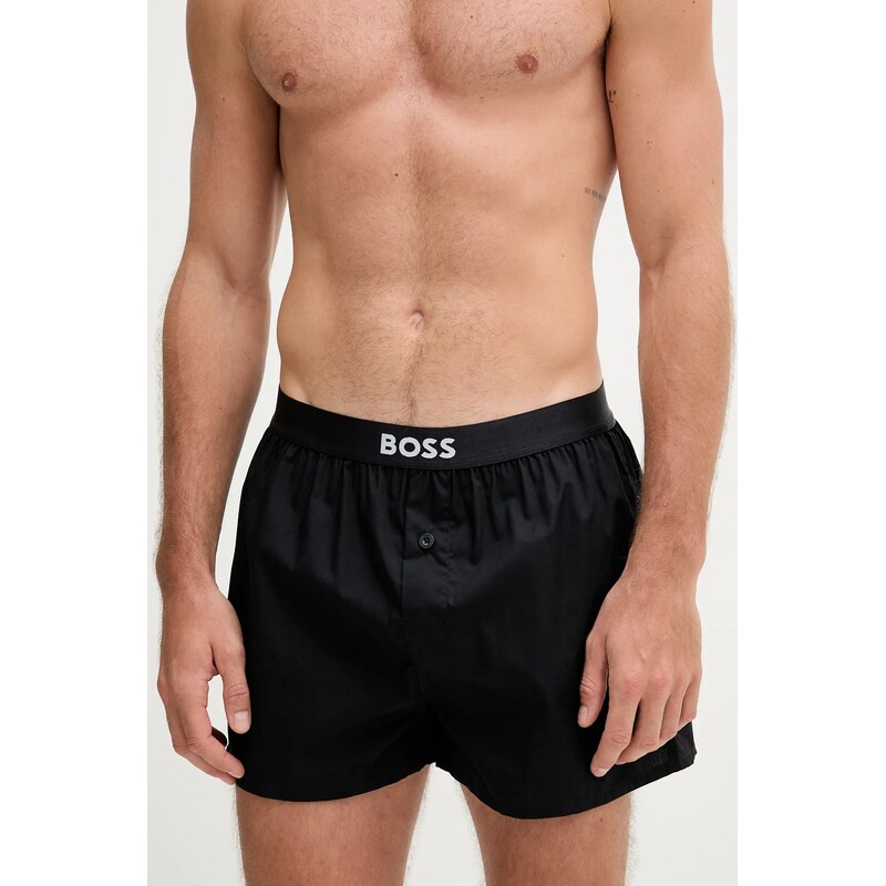 Bavlnené boxerky BOSS 2-pak 2P Boxer Shorts EW 64253633