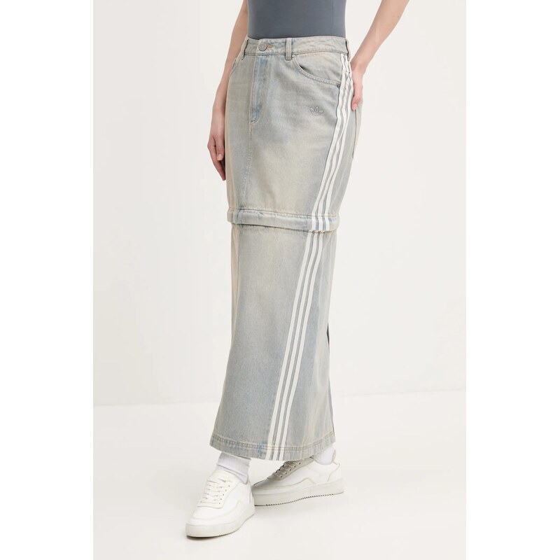 Rifľová sukňa adidas Originals DENIM ZIP SKIRT 62410774