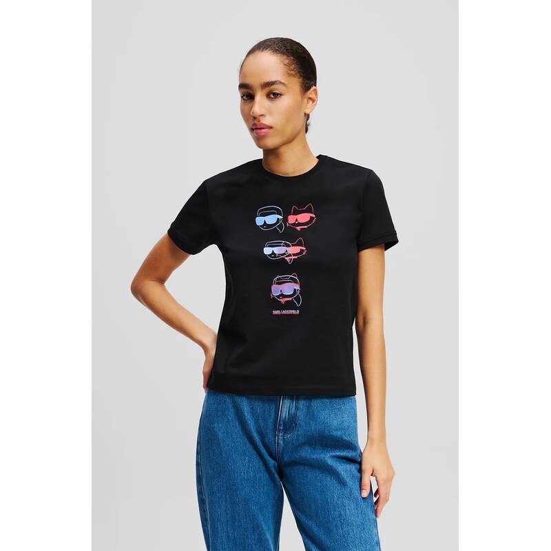Bavlnené tričko Karl Lagerfeld IKON 62988834