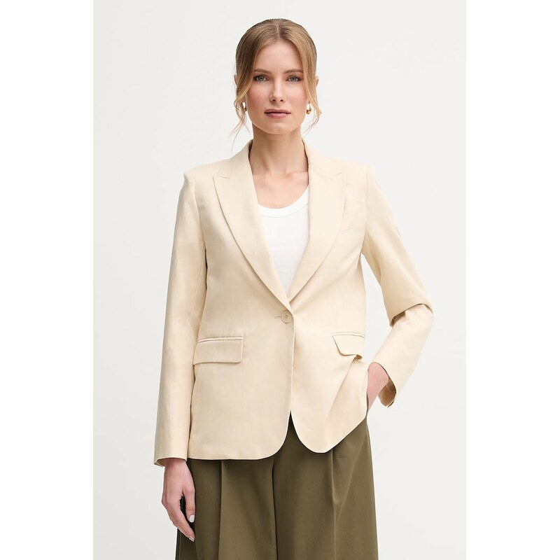 Sako s prímesou ľanu Weekend Max Mara 63999043