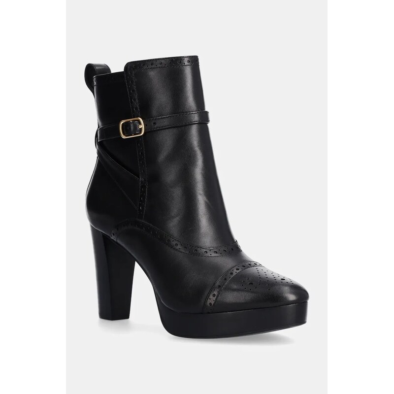 Kožené členkové topánky Lauren Ralph Lauren Mckinsey 58392862