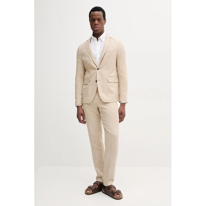 Oblek s prímesou ľanu Lindbergh 63248718