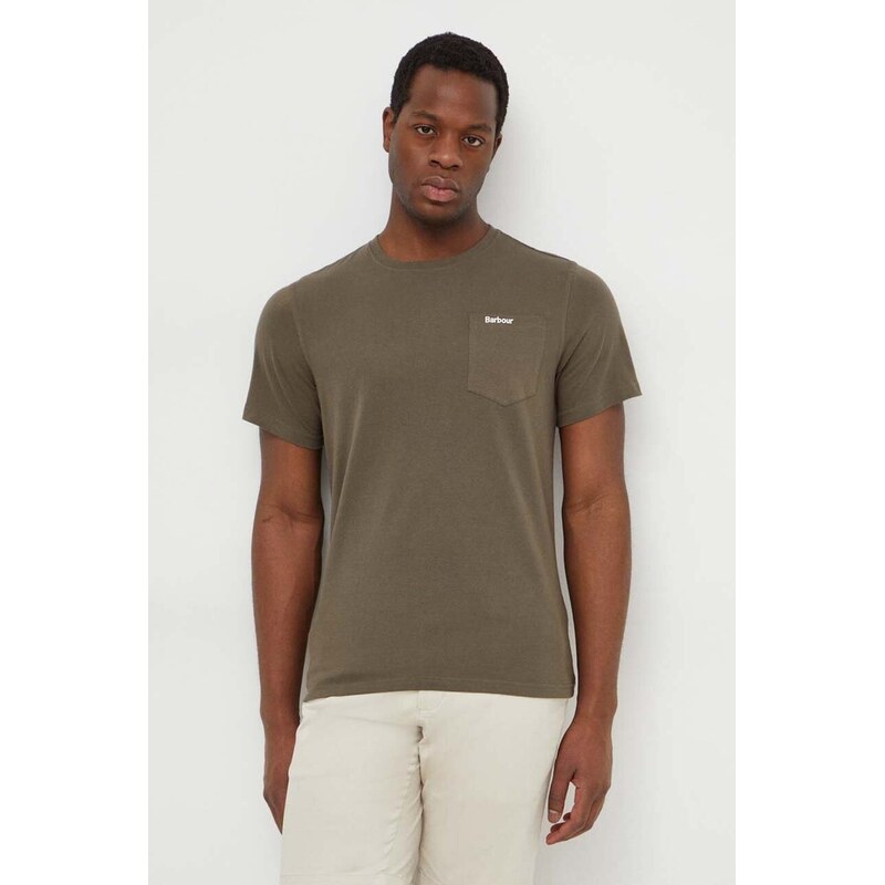 Bavlnené tričko Barbour 64472391