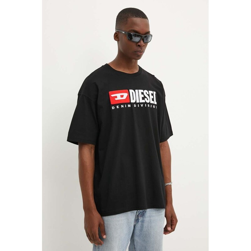 Bavlnené tričko Diesel T-BOXT-DIV 64309803