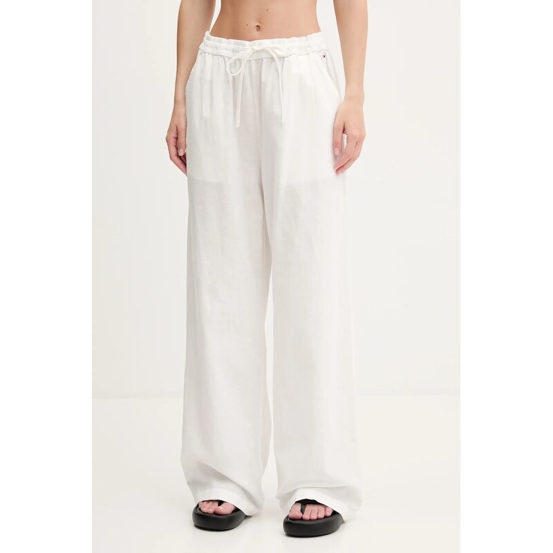 Nohavice s prímesou ľanu Tommy Jeans 63777033