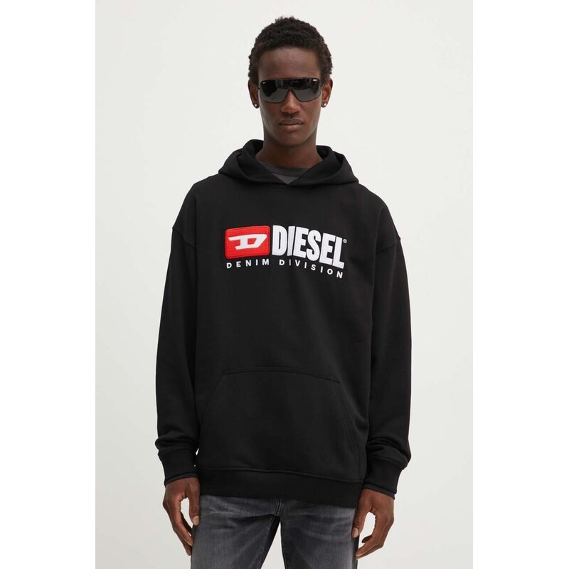 Bavlnená mikina Diesel S-BOXT-HOOD-DIV 64310105