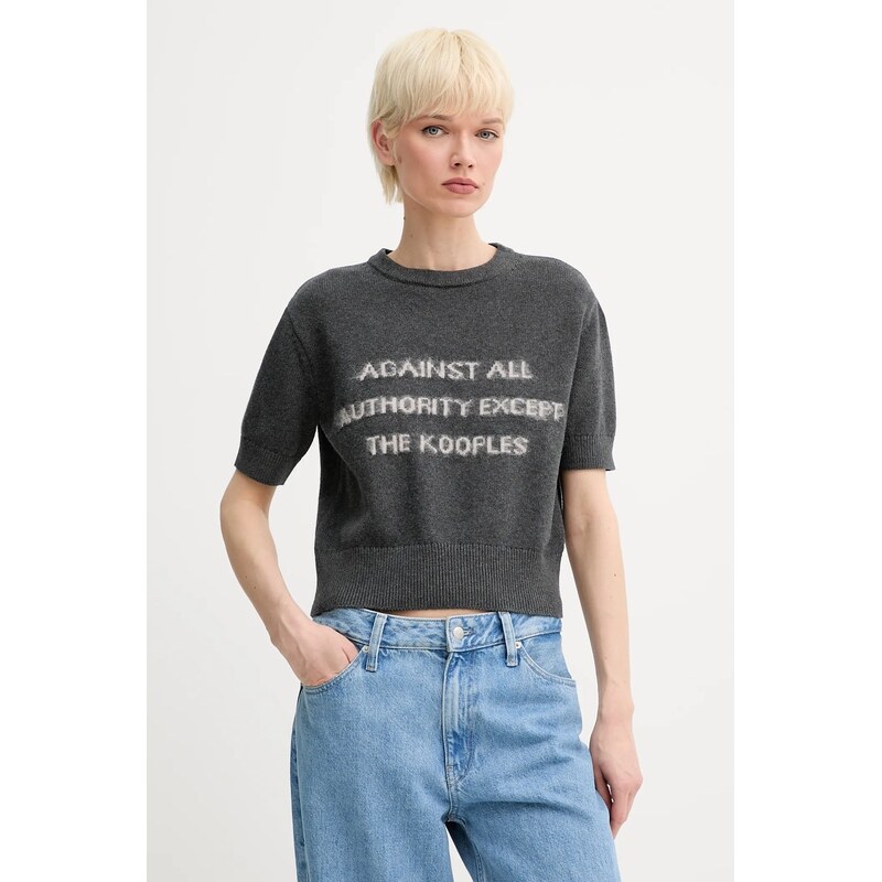 Sveter s prímesou vlny The Kooples 63456885