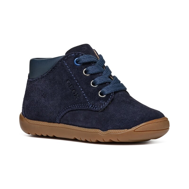 Detské semišové poltopánky Geox MACCHIA 56992598