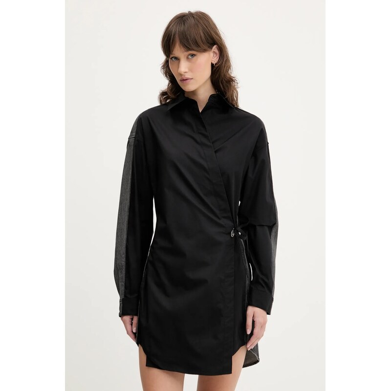 Bavlnené šaty Diesel D-ELPHI-DEN DRESS 64185102