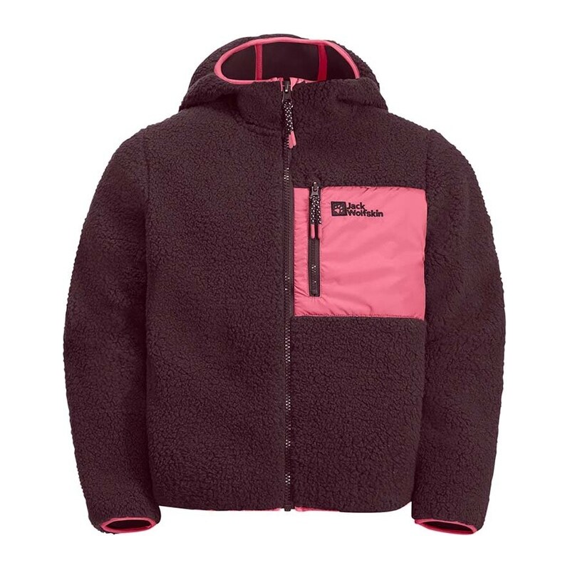 Detská mikina Jack Wolfskin ICE CURL HOOD 64303813