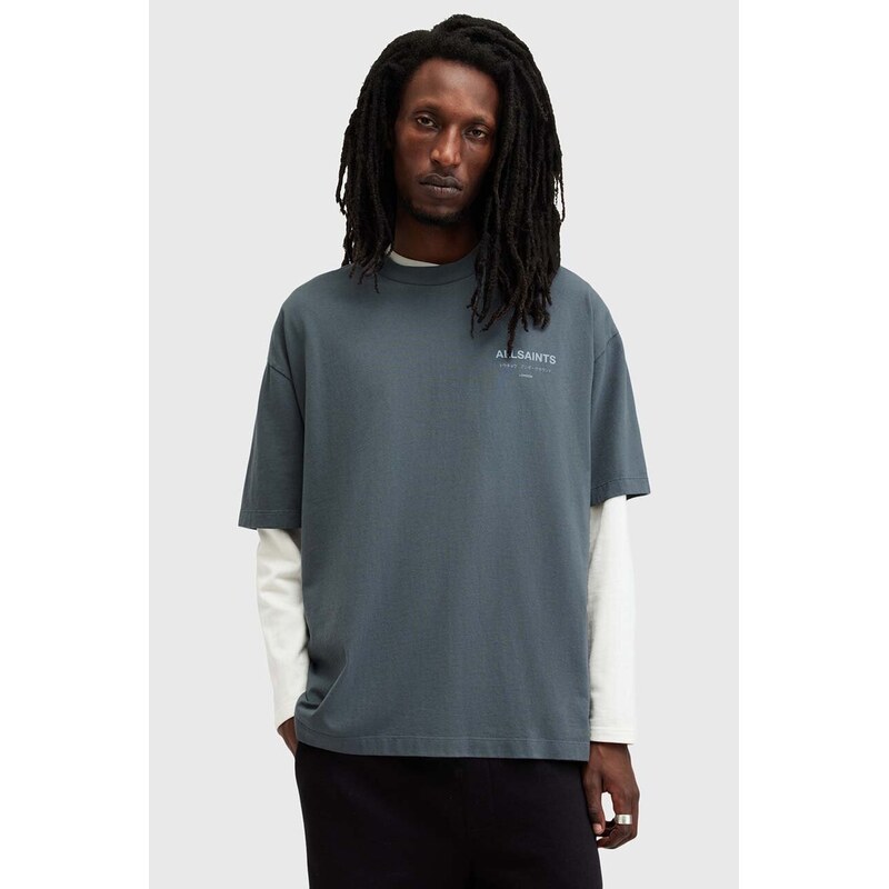 Bavlnené tričko AllSaints UNDERGROUND 63995902