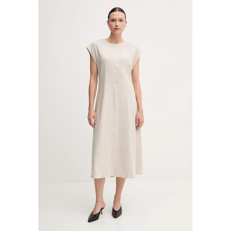 Ľanové šaty Calvin Klein 63613663