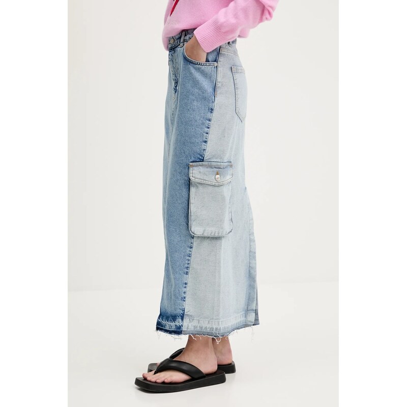 Rifľová sukňa Moschino Jeans 64186506