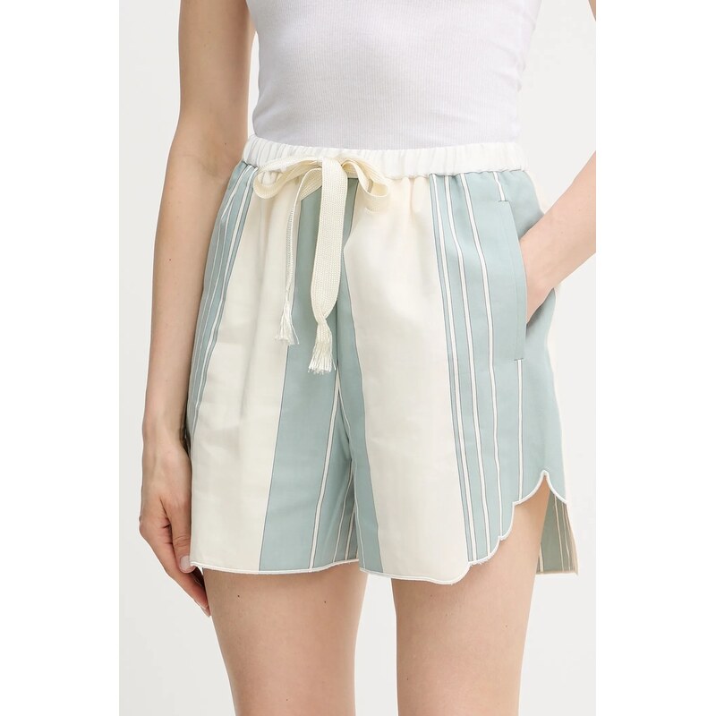 Šortky s prímesou ľanu Forte Forte 63691097