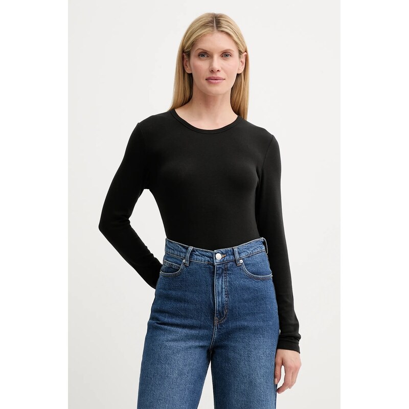 Tričko s dlhým rukávom s prímesou vlny MUNTHE LUTEST 66513214