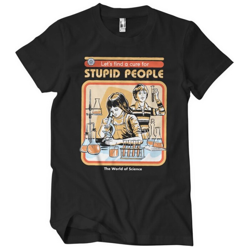 Hybris Steven Rhodes Lets Find The Cure For Stupid People (tričko) 66046030