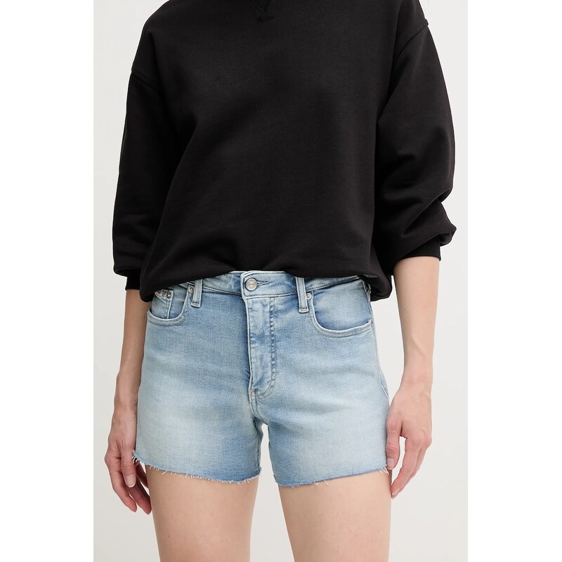 Rifľové krátke nohavice Calvin Klein Jeans 63744306