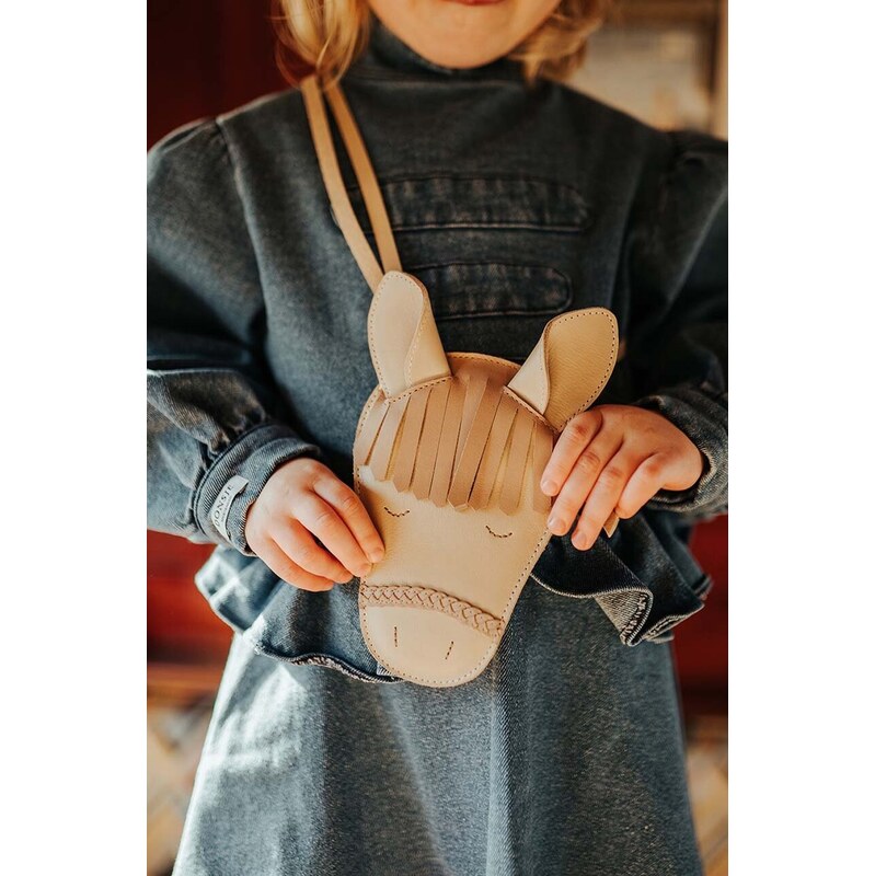 Detská kožená kabelka Donsje Britta Special Purse Horse 57046595