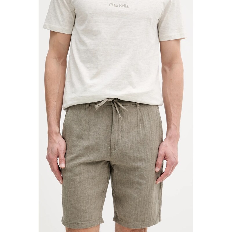 Šortky s prímesou ľanu Lindbergh 63787285