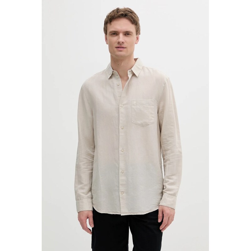 Ľanová košeľa Calvin Klein 63456506