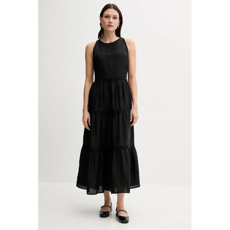 Šaty s prímesou ľanu Pedro del Hierro 63847537