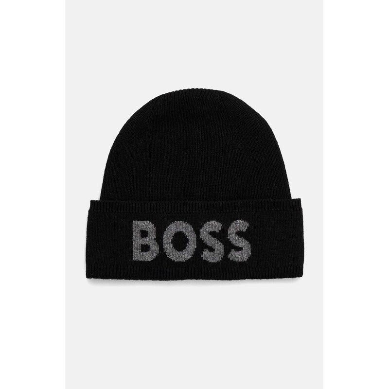 Čiapka s prímesou vlny BOSS 57671433