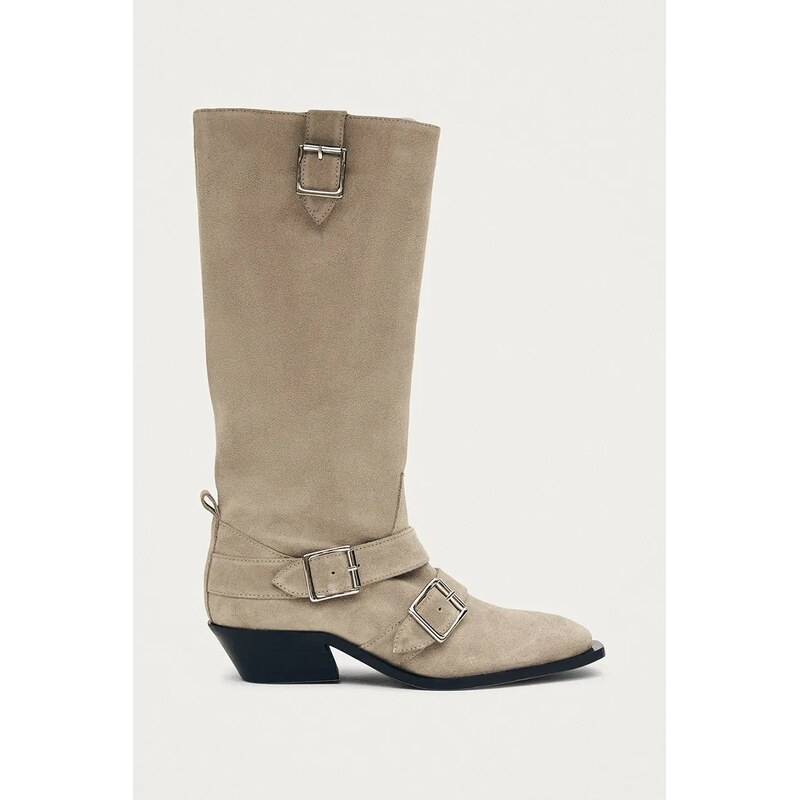 Semišové čižmy Alohas Ryder 64188007