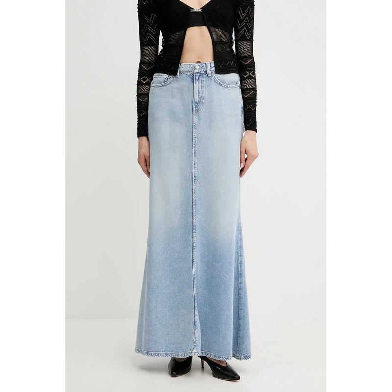 Rifľová sukňa Guess THAISS 63536966