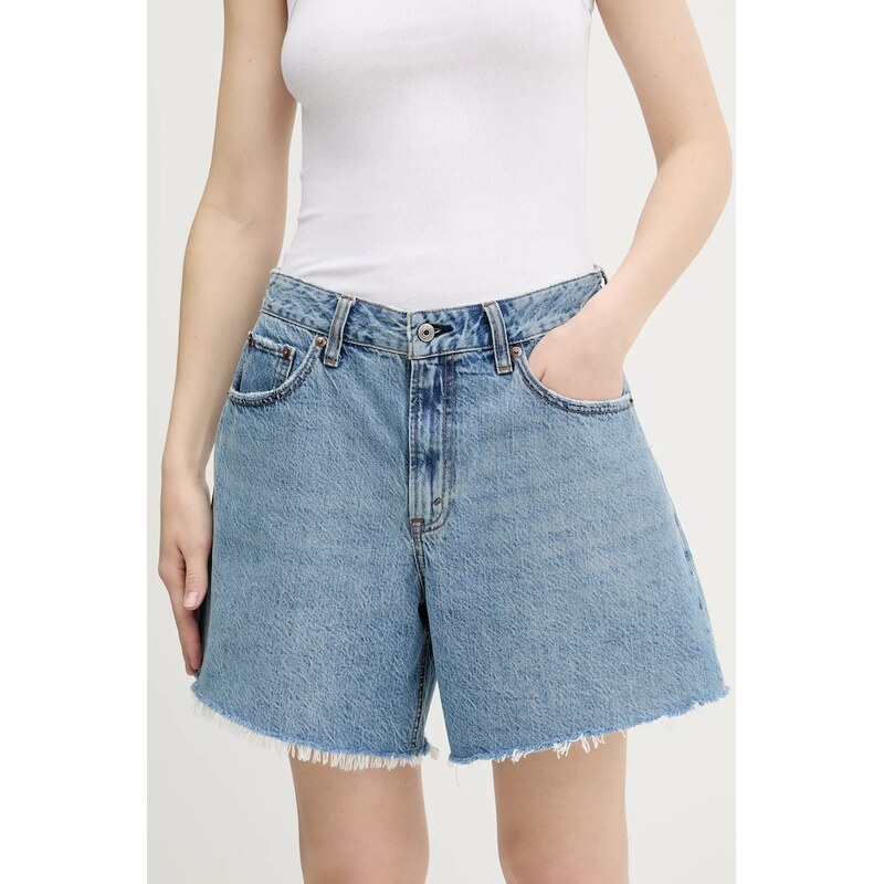 Rifľové krátke nohavice Abercrombie & Fitch 63848301