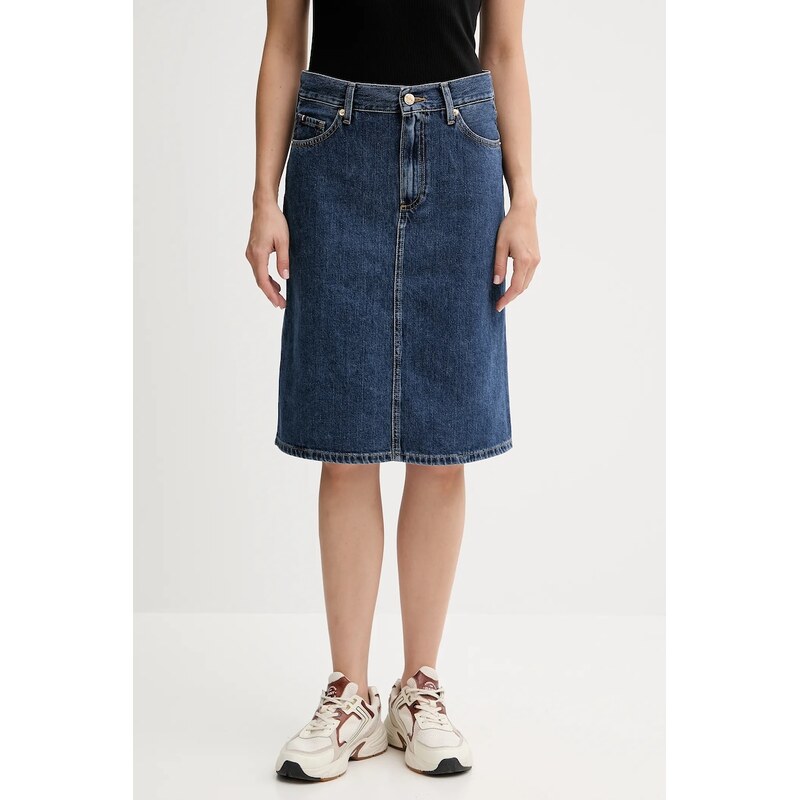 Rifľová sukňa Tommy Hilfiger 63854880