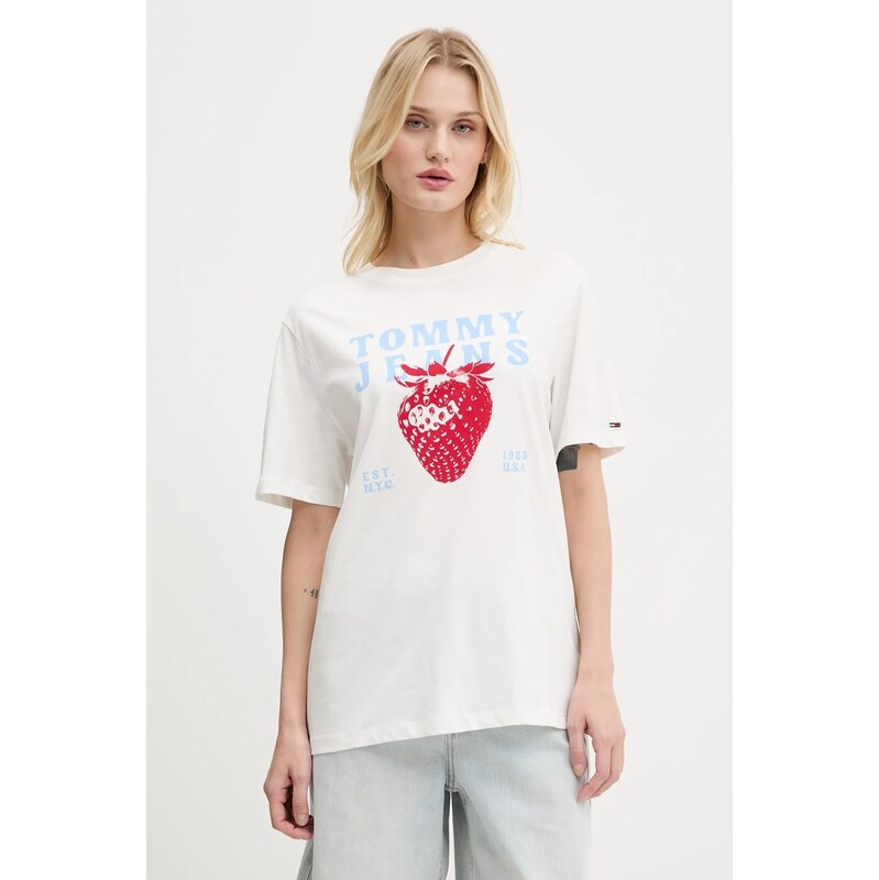 Bavlnené tričko Tommy Jeans 63854870