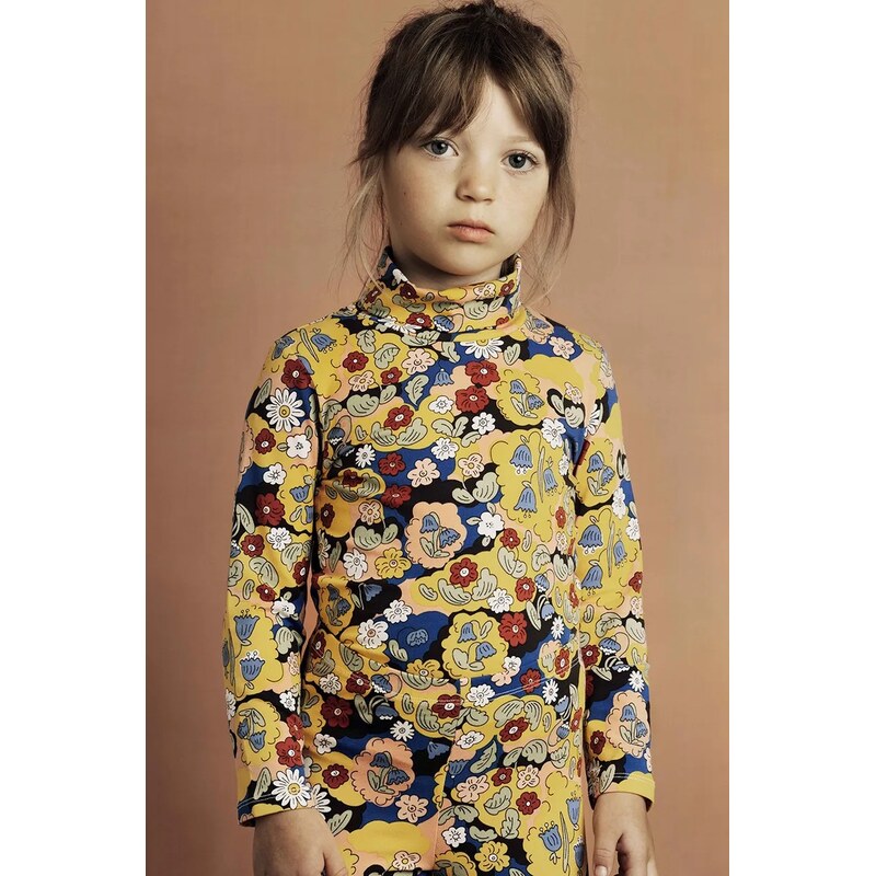 Detská bavlnená košeľa s dlhým rukávom Mini Rodini Flowers 64188330