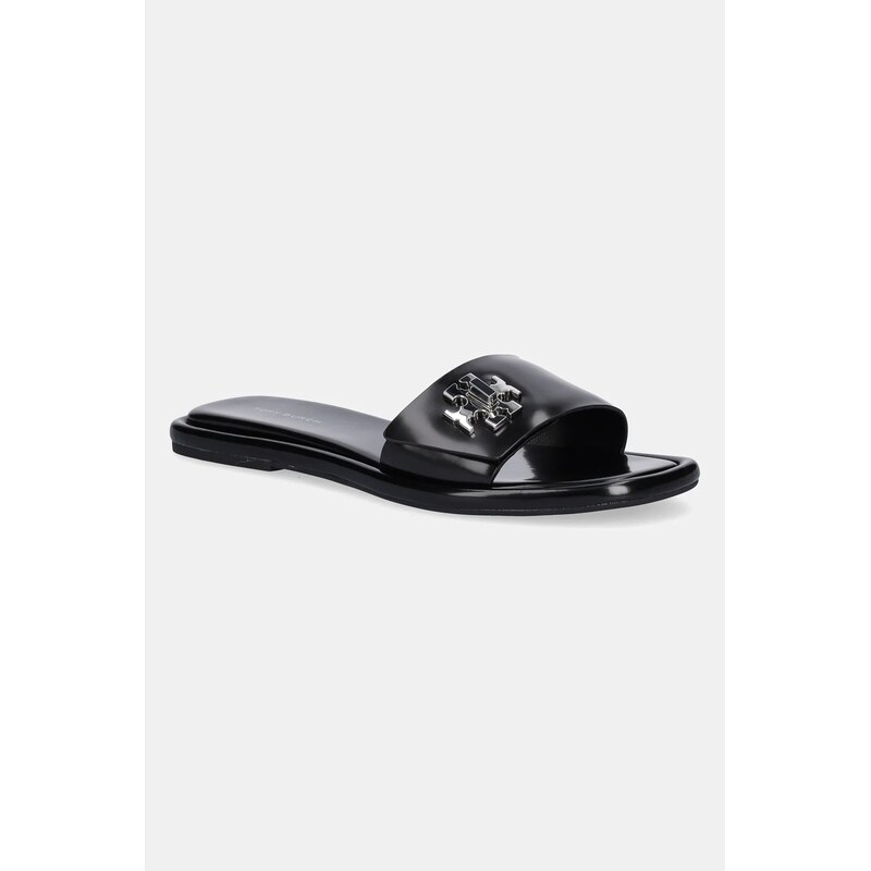 Kožené šľapky Tory Burch T Lock Slide 64188503